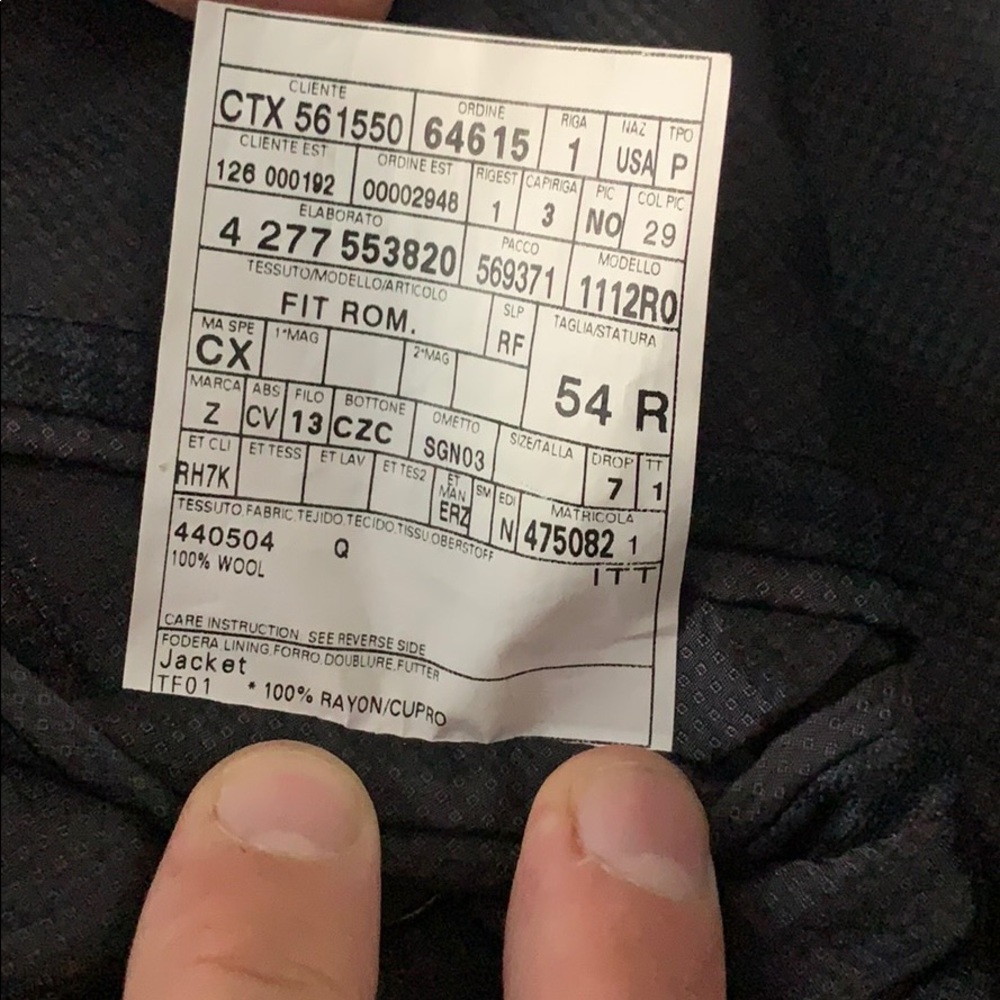 ERMENAGILDO ZENGA 100% WOOL SPORTS JACKET-EUC - Picture 11 of 14